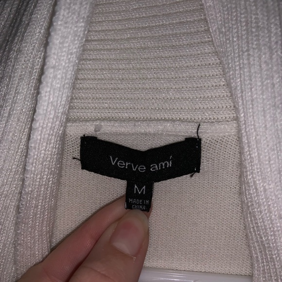 Women’s white flow cardigan - Picture 2 of 4